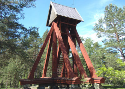 Muskö Kyrka - Klockstapeln. Foto: Bengt Grönkvist